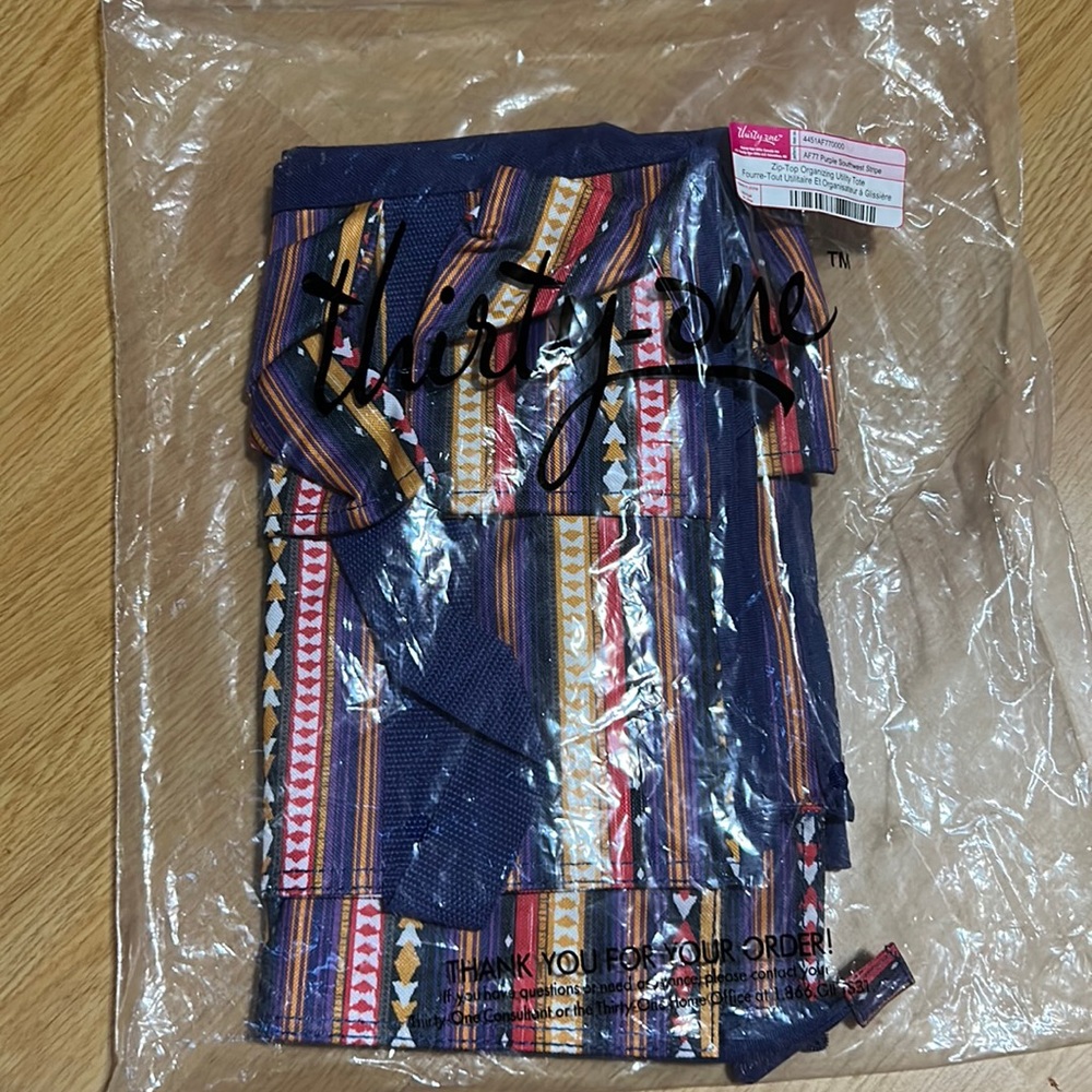 Brand new thirty one organizing tote!